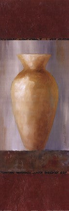 Rustic Gold Flower Vase I