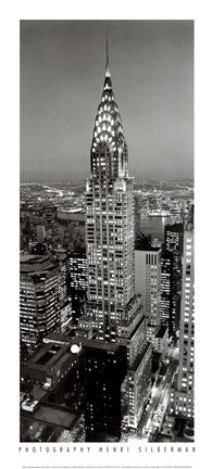 New York, New York, Chrysler Building at Night