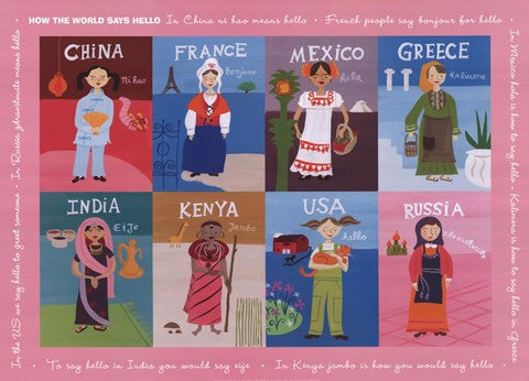 How the World Says Hello