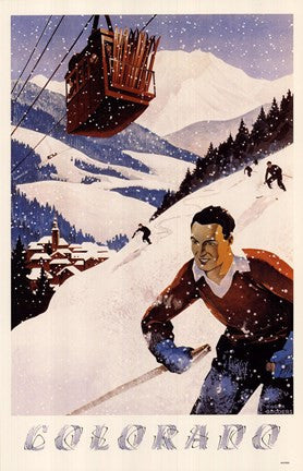 Colorado Ski Poster