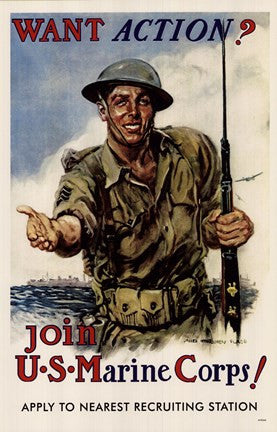 Want Action-Join US Marine Corps