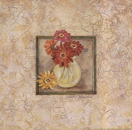 Gerbers in Vase - red flowers