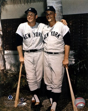 Mickey Mantle and Roger Maris- Palm Trees