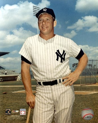 Mickey Mantle - #1 Leaning on Bat
