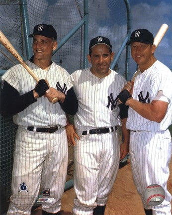 Roger Maris, Yogi Berra, and Mickey Mantle