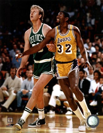 Larry Bird and Magic Johnson