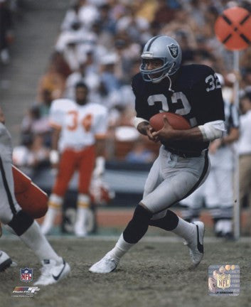 Marcus Allen - Black Uniform With Ball