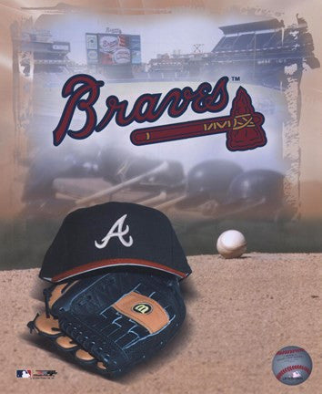 Atlanta Braves - '05 Logo - Cap and Glove