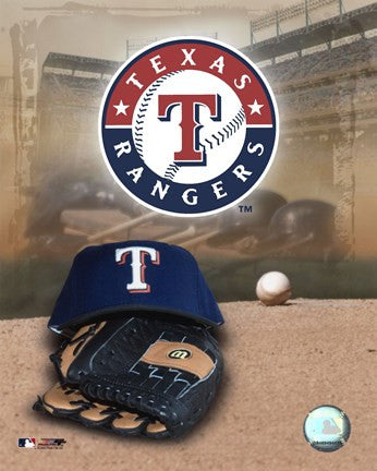 Texas Rangers - '05 Logo - Cap and Glove