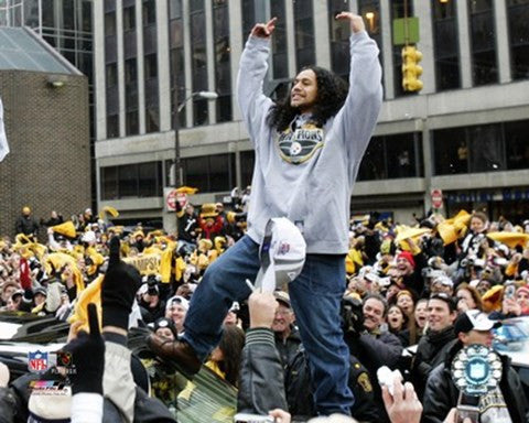 Troy Polamalu - Super Bowl XL - Parade