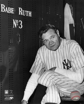 Babe Ruth - Farewell Game - Locker Room