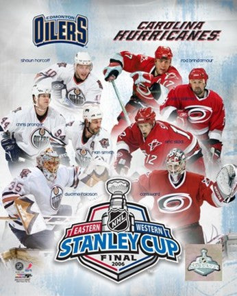 '06 - Stanley Cup Matchup Composite Oiilers Vs. Hurricanes