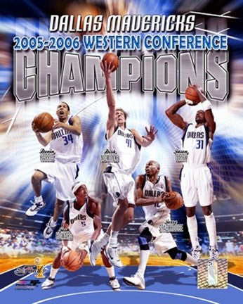 2006 -  Mavericks Western Conference Champions Composite