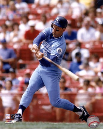 George Brett -  1990 Batting Action