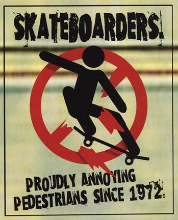 Skateboarders (postercard)