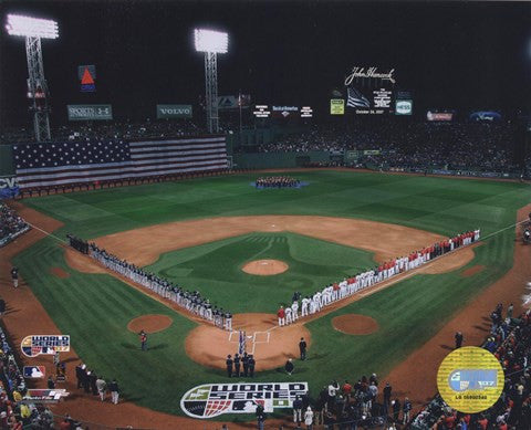 Fenway Park First Game Of  2007 World Series National Anthem
