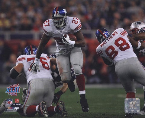Brandon Jacobs SuperBowl XLII 2007 Action #5
