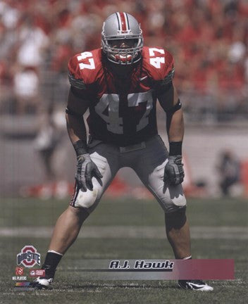 A.J. Hawk Ohio State University 2005 Action
