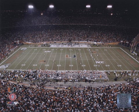 Orange Bowl - University of Miami; Last Home game at the Orange Bowl played by the Hurricanes, November 10, 2007