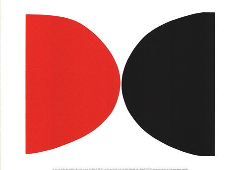 Red, Black, and White (serigraph)