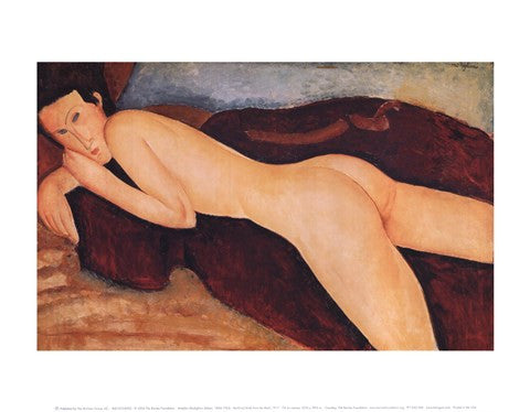 Reclining Nude from the Back, c.1917