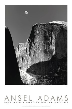 Moon And Half Dome