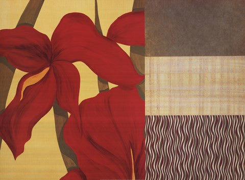 Collage with Red Tulips II
