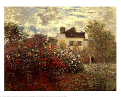 The Artist's Garden in Argenteuil (A Corner of the Garden with Dahlias), c.1873