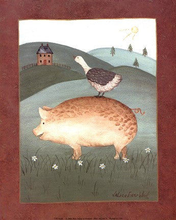 Pig with Goose