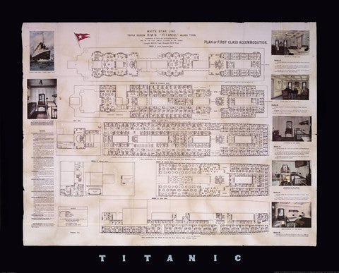 Titanic Deck Plan