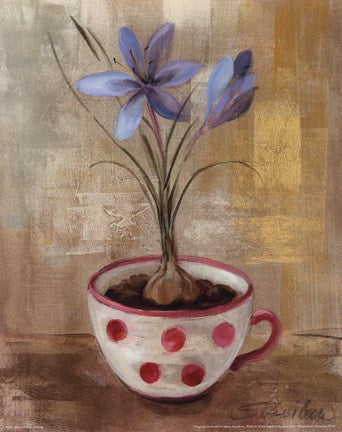 Blue Crocus Teacup