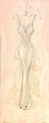 White Evening Gown