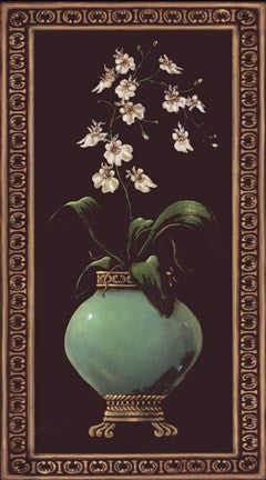 Ginger Jar With Orchids I