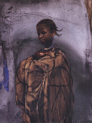 Portrait With A Sand Colored Dress