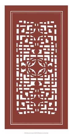 Shoji Screen In Cinnabar IV