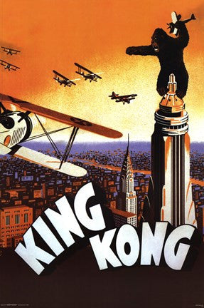 King Kong - (brown, orange, airplane)