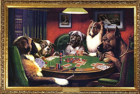 Dogs Playing Poker