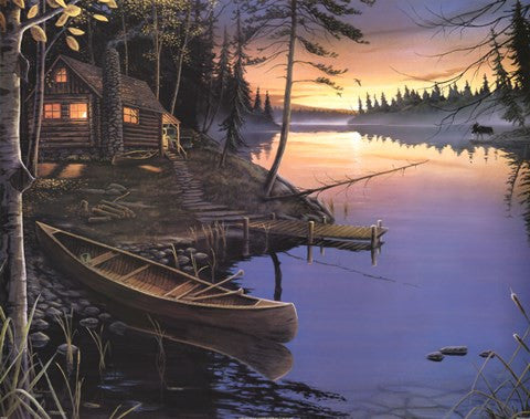 Canoe at the Cabin
