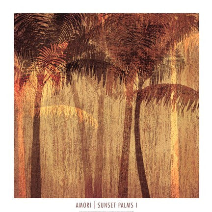 Sunset Palms I