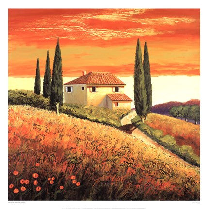 Sunset Over Tuscany II