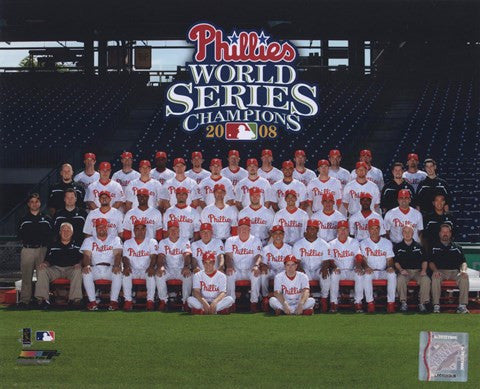 2008 Philadelphia Phillies World Series Champs Team Sit Down
