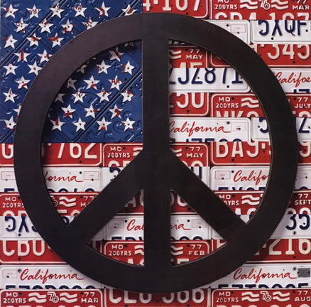 American Flag Peace Sign