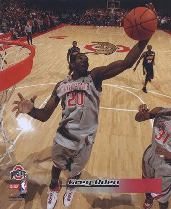 Greg Oden Ohio State Buckeyes 2007 Action