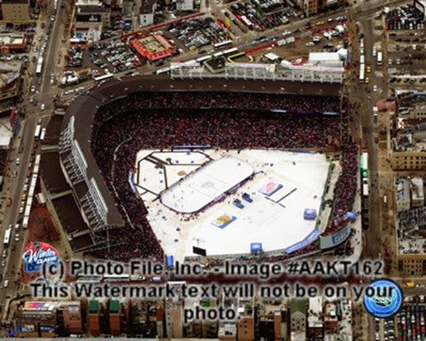 Wrigley Field bird eye 2008-09 NHL Winter Classic
