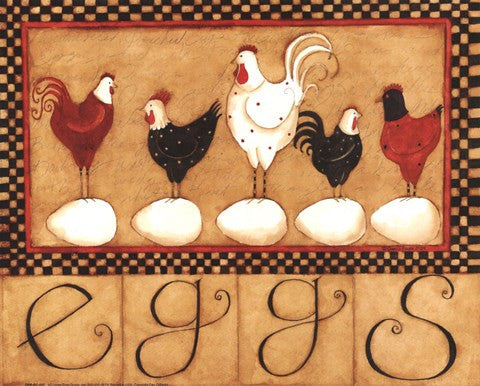 Eggs in a row