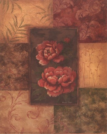Peonies on Chocolate