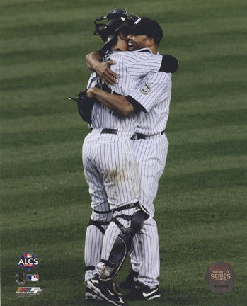 Jorge Posada & Mariano Rivera Game Six of the 2009 ALCS Celebration