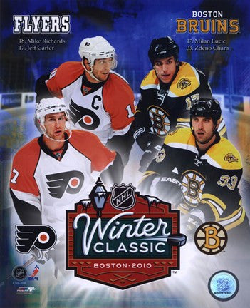 2010 NHL Winter Classic Matchup Composite