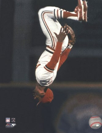 Ozzie Smith Flipping Action