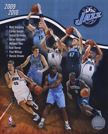2009-10 Utah Jazz Team Composite